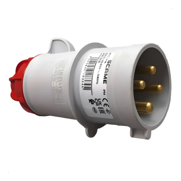 FICHA IP44 3P+T 32A 380V 6H XENIA