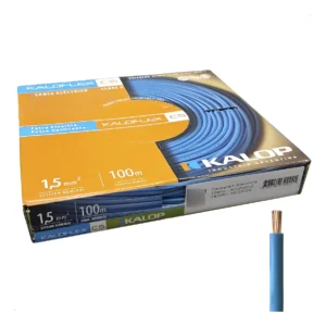 CABLE UNIPOLAR 1.5MM CELESTE 100M C-5