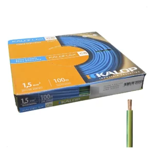 CABLE UNIPOLAR 1.5MM VERDE 100M.C-5